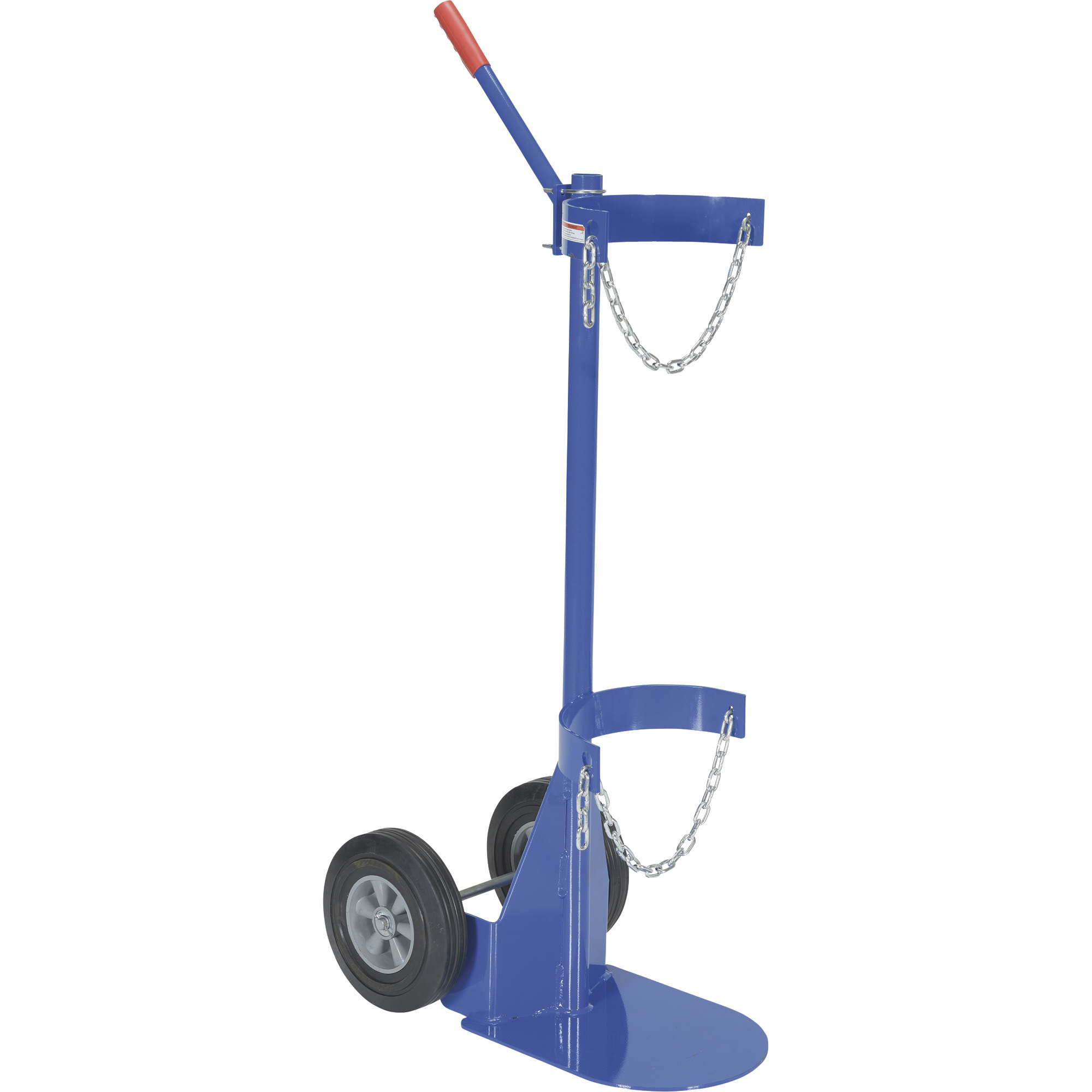 Vestil Steel Portable Economy Cylinder Lifter - 500-Lb. Capacity, Hard Rubber Wheels, Model# CYL-D-1-HR